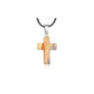 Cross Gemstone Pendant Charms Cross Quartz Crystal Charms for Necklace Earrings
